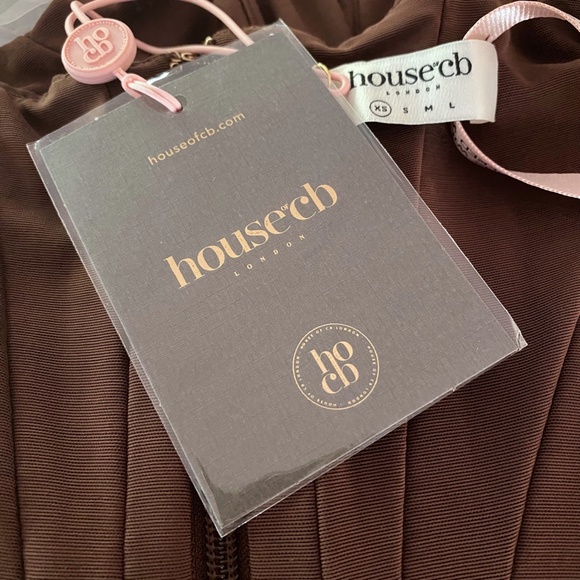 NEW House of CB Ninetta Top Chocolate Brown XS - Picture 16 of 17